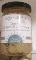 Mängden socker i Crema di carciofi e canapa