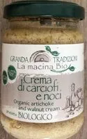 Mängden socker i Crema di carciofi e noci