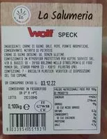 Mängden socker i Speck