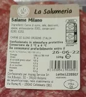Mängden socker i Salame milano