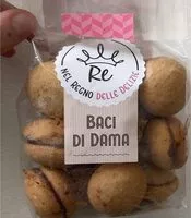 Mängden socker i Baci di dama