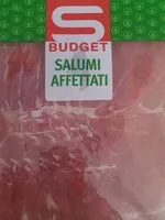 Mängden socker i Prosciutto crudo