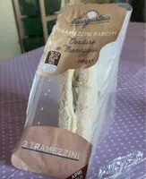 Mängden socker i tramezzino versure e formaggio