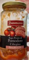 Mängden socker i Pomodoro ciliegino salsiccia