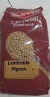 Mängden socker i Lenticchie mignon