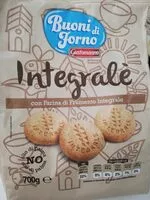 Mängden socker i Integralé con farina di frumento integrale