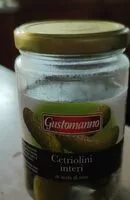 Mängden socker i Cetriolini interi