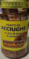 Mängden socker i Filetti di Acciughe in olio di semi di girasole