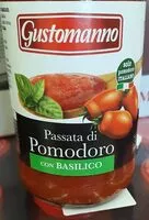 Mängden socker i Passata di pomodoro  con basilico