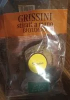 Mängden socker i Grissini stirati a mano BIOLOGICI