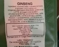 Mängden socker i Ginseng