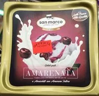 Mängden socker i Gelato gusto amarena