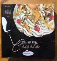Mängden socker i Torta gelato “Cassata”