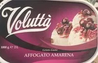 Mängden socker i Affogato amarena