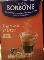 Mängden socker i Espresso d’orzo