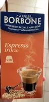 Mängden socker i Espresso d’orzo