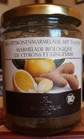 Mängden socker i Marmelade biologique de citrons et gingembre