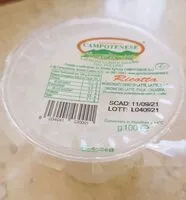 Mängden socker i Ricotta