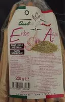 Mängden socker i Gressins artisanaux aux herbes aromatiques et à l'ail