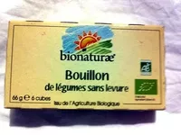 Mängden socker i Bouillon de légumes sans levure