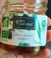Mängden socker i Olives noires entières