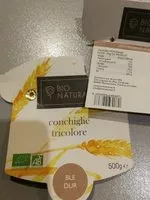 Mängden socker i Conchiglie tricolore