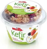 Mängden socker i Kefir muesli e frutti di bosco