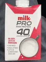 Mängden socker i Milk pro