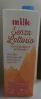 Mängden socker i MILK latte senza lattosio