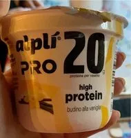 Mängden socker i Aliplí PRO (budino alla vaniglia)