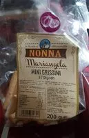 Mängden socker i Mini grissini à l oignon