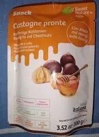 Mängden socker i Castagne pronte