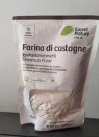 Mängden socker i Farina di castagne