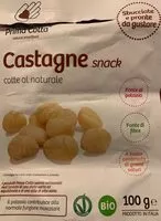 Mängden socker i Castagne snack