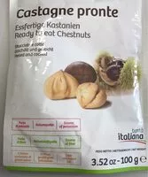 Mängden socker i Castagne pronte