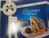 Mängden socker i La colomba con crema