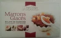 Mängden socker i Marrons glacés - Eclats de marrons pour préparer 1000 desserts