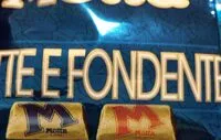 Mängden socker i Latte e fondente