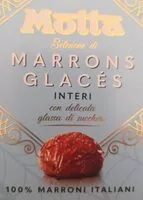 Mängden socker i Marron glaces