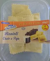 Mängden socker i Ravioli cacio e pepe