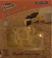 Mängden socker i Ravioli cacio e pepe