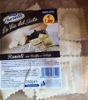 Mängden socker i Ravioli con ricotta e tartufo