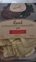 Mängden socker i Ravioli con broccoli e salsiccia