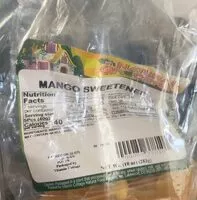 Mängden socker i Mango Sweetened