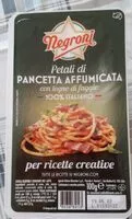 Mängden socker i Petali di pancetta affumicata