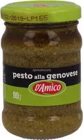 Mängden socker i D'amico Pesto Alla Genovese Vap GR 90