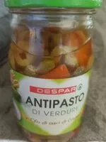 Mängden socker i Antipasto di verdure in olio di semi di girasole