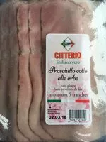 Mängden socker i Prosciutto cotto alle erbe