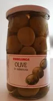 Mängden socker i Olive in salamoia