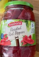 Mängden socker i Roasted red peopers